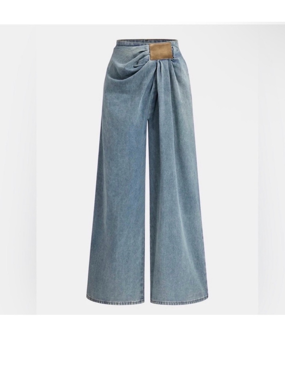 Commense Black Wide Leg Flare Jeans